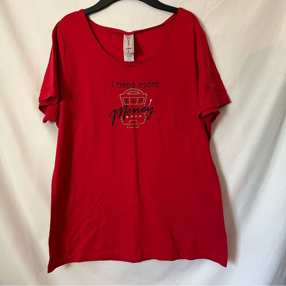 “I need more money” casino gambling T-shirt